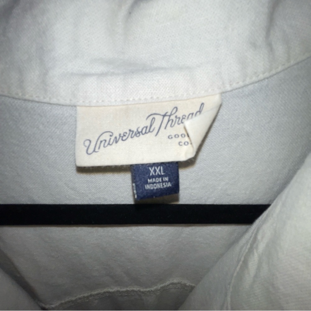 Universal Thread White Button-Down Romper - image 3